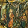 Customizable Oil Painting Inspired by Oskar Kokoschka's 'Crucifixion (Golgotha)' - Dafen Village's Special Offer