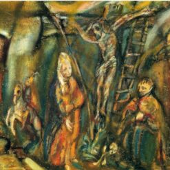 Customizable Oil Painting Inspired by Oskar Kokoschka's 'Crucifixion (Golgotha)' - Dafen Village's Special Offer