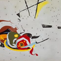 Unique 'Do It Yourself (Violin)' Andy Warhol 1962 Pop Art Still Life - Inspired Oil Painting, Handmade in Dafen Village Studio