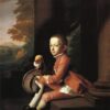 Authentic Handmade Oil Painting of Daniel Crommelin Verplanck INSPIRED BY John Singleton Copley’s 1771 Timeless Neoclassical Portrait