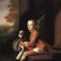 Authentic Handmade Oil Painting of Daniel Crommelin Verplanck INSPIRED BY John Singleton Copley’s 1771 Timeless Neoclassical Portrait