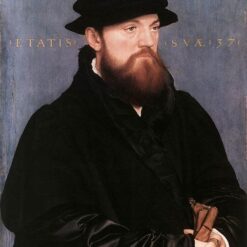Exquisite 'De Vos Van Steenwijk' INSPIRED BY Hans Holbein the Younger - Hand-painted Oil on Panel from Dafen Village Studio for Lovers of 16th-century European Portraiture