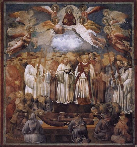 Death and Ascension of St. Francis” by Giotto – Proto Renaissance Fresco in Assisi