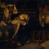 Exquisitely Hand-Painted Oil on Canvas Inspired by Sir Lawrence Alma-Tadema's 'Death of the Pharaoh's Firstborn Son' (1872) - A Dramatic and Poignant Romantic Religious Replica by Dafen Village Artists for Art Connoisseurs and Religious Art Enthusiasts