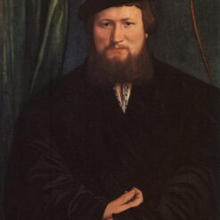 Authentic Hand-painted 'Portrait of Derek Berck' INSPIRED BY Hans Holbein the Younger - Northern Renaissance Style Oil on Canvas from Dafen Village Studio for Art Aficionados