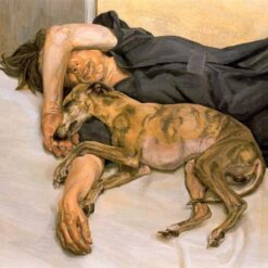 Lucian Freud - Inspired 'Double Portrait' Oil Painting on Canvas - A 1985 - 1986 Style Expressionist Masterpiece Reproduction