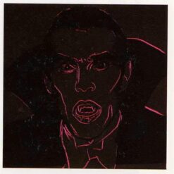 Rare Andy Warhol 1981 Dracula Pop Art Portrait Print - A Collector's Dream for Horror and Art Aficionados