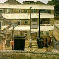 Unmistakably Authentic - Looking "Factory in North London" Inspired Contemporary Realism Artwork from Dafen Village - Ideal for Transforming Home and Office Decor