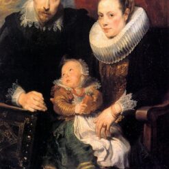 Dafen Village Hand-Painted “Family Portrait” INSPIRED BY Anthony van Dyck's 1621 Baroque Masterpiece for Art Aficionados
