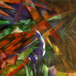 High-quality 'The Fate of the Animals' Expressionist and Abstract Expressionist Inspired Oil Painting by Franz Marc - Direct from Dafen Village Studios for Art Connoisseurs