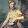 Exquisite Dafen Village-Crafted Oil Painting: Flora INSPIRED BY Louise Elisabeth Vigee Le Brun’s Iconic Neoclassical-Rococo Mythological Work