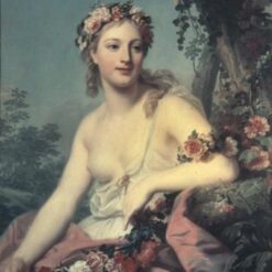 Exquisite Dafen Village-Crafted Oil Painting: Flora INSPIRED BY Louise Elisabeth Vigee Le Brun’s Iconic Neoclassical-Rococo Mythological Work