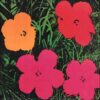 Exquisite Handmade 'Flowers' Pop Art Flower Painting Oil Replica - Inspired by Andy Warhol (1964), Crafted in Dafen Village Oil Painting Studio