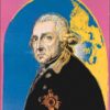 Authentic - looking 'Andy Warhol Inspired' Oil Portrait of 'Friedrich The Great' from around 1986, Hand - crafted in Dafen Village for Pop Art and Historical Portrait Collectors