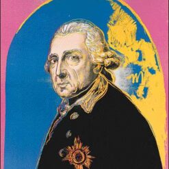 Authentic - looking 'Andy Warhol Inspired' Oil Portrait of 'Friedrich The Great' from around 1986, Hand - crafted in Dafen Village for Pop Art and Historical Portrait Collectors