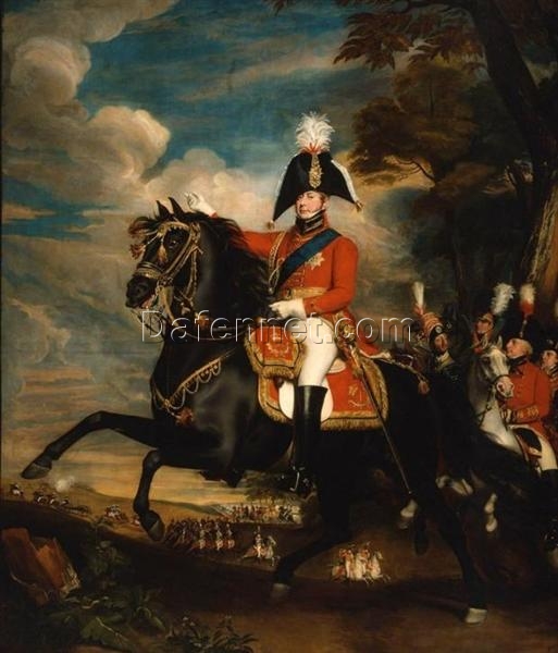 Museum-Quality Replica of George IV Portrait INSPIRED BY John Singleton Copley’s c.1809 Neoclassical Work