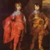 Dafen Village Handmade Replica of Anthony van Dyck's “George Villiers, 2nd Duke of Buckingham and His Brother Lord Francis Villiers” - A Baroque Portrait Gem on Oil Canvas