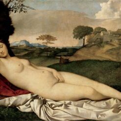 High - Quality Replica of Giorgione's 1508 - 1510 'The Sleeping Venus' - High Renaissance Mythological Oil Painting on Canvas by Dafen Village Studio