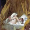 Collector’s Edition “Girl with a Dog” Inspired Rococo Portrait Oil Painting from Dafen Village