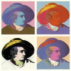 High - Quality Fancun Oil Painting Studio's Andy Warhol Inspired 'Goethe' 1982 Pop Art Portrait Replica for Home Decor