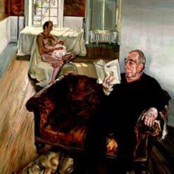Exquisite 'Grand Interior, Notting Hill' Inspired Oil Painting by Dafen Village - Expressionist Genre Masterpiece Replica