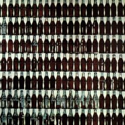 Exquisite Handmade 'Green Coca-Cola Bottles' Pop Art Still Life Oil Painting Inspired by Andy Warhol (1962) - Crafted in Dafen Village Oil Painting Studio