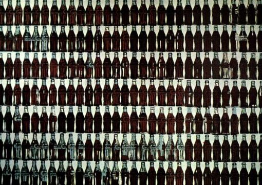 Exquisite Handmade ‘Green Coca-Cola Bottles’ Pop Art Still Life Oil Painting Inspired by Andy Warhol (1962) – Crafted in Dafen Village Oil Painting Studio