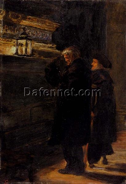 Dafen Village Inspired Reproduction of John Everett Millais’ “Greenwich Pensioners At The Tomb Of Nelson” in Realistic Genre