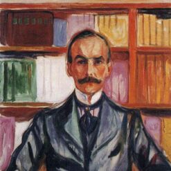 Custom Oil Painting Inspired by Edvard Munch’s Harry Graf Kessler – Hand-Painted Portrait Reproduction from DaFen Village Studio | Expressionist Fine Art for Home and Office Décor