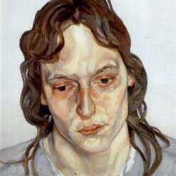 Exquisitely Hand - Painted "Head of a Girl" Inspired Expressionist Portrait Oil Painting by Dafen Village Studios - A Mesmerizing Artwork for Art Enthusiasts