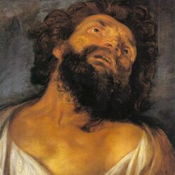 Collector's Gem: Dafen Village's High-Quality “Head of a Robber” INSPIRED BY Van Dyck's Baroque Tronie Portrait Oil Painting