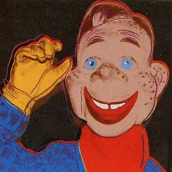 Rare Andy Warhol 1981 'Howdy Doody' Pop Art Portrait Print - A Collector's Gem for Pop Culture Enthusiasts