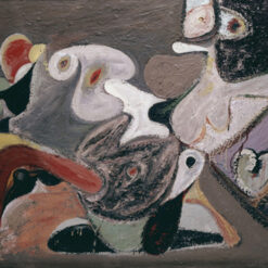 High-Quality Replica of Arshile Gorky's c.1934 - c.1936 Cubist Abstract 'Image in Khorkom' Oil on Canvas for Home and Office Wall Decor