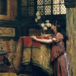 Customizable Oil Painting Inspired by Alma - Tadema's In My Studio - Handmade in Dafen Village