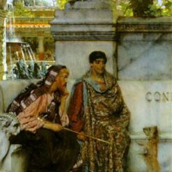 Inspired by Sir Lawrence Alma-Tadema's 'In the Time of Constantine' (1878) - Romantic Portrait Oil Painting from Dafen's Artisans