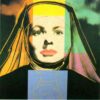 Exquisite Handmade Oil Painting Replica of Andy Warhol's 1983 Pop Art 'Ingrid Bergman as the Nun' Portrait for Art Aficionados and Movie Buffs