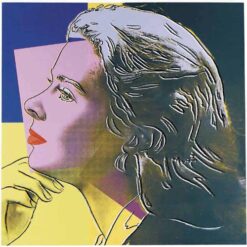 Dafen Village Handmade Oil Painting Replica Inspired by Andy Warhol's 1983 Pop Art Portrait of Ingrid Bergman - A Captivating Addition for Art Connoisseurs and Classic Movie Buffs