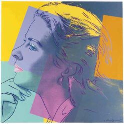 Exquisite Hand - Painted Oil Painting Inspired by Andy Warhol's 1983 'Ingrid Bergman (as Herself)' - For Discerning Art Aficionados and Those Who Love Celebrity - Themed Art from Dafen Village