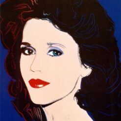 Customizable Andy Warhol Style 'Jane Fonda' 1982 Pop Art Portrait Print - Make It Your Own