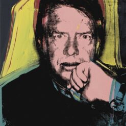 Exquisite Handmade Oil Painting of Andy Warhol's 'Jimmy Carter' (1976) - Captivating Pop Art Portrait Replica from Dafen Village Studio
