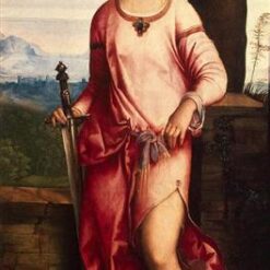 Authentic - Looking Reproduction of Giorgione's 'Judith' (1504) - Handmade High Renaissance Religious Oil Painting on Canvas by Dafen Village Artisans