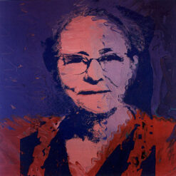 Exquisite Handmade Oil Painting Replica of Andy Warhol's 'Julia Warhola' (1974) - Pop Art Portrait Masterpiece from Dafen Village Studio for Art Collectors