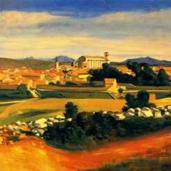 Hand - Painted Neoclassical Landscape INSPIRED BY Andre Derain (1930), Created by Dafen Village Artisans