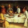 Customizable Oil Painting Inspired by Matthias Grünewald's 'Last Supper (Coburg Panel)' - Dafen Village's Special Offer