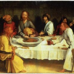 Customizable Oil Painting Inspired by Matthias Grünewald's 'Last Supper (Coburg Panel)' - Dafen Village's Special Offer