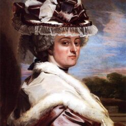 Exquisite Hand-Painted Replica of Latitia F. Balfour INSPIRED BY John Singleton Copley’s 1782 Neoclassical Portrait from Private Collection