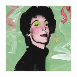 Exquisite Handmade Oil Painting Inspired by Andy Warhol's 'Marella Agnelli' (1973) - Pop Art Portrait Treasure from Dafen Village Studio for Art Lovers