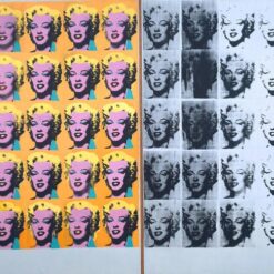 Highly Detailed 'Marilyn Diptych' Style Pop Art Portrait Oil Painting Replica - After Andy Warhol's 1962 Original, from Dafen Village Artisans