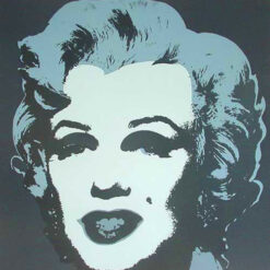 Exquisite Handmade 'Marilyn Gray' Pop Art Portrait Oil Painting - Inspired by Andy Warhol (1962), Crafted in Dafen Village Oil Painting Studio