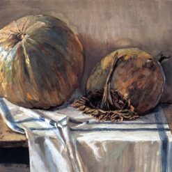 High-quality Impressionist 'Melon' Still Life Painting Replica by Egon Schiele - A Timeless Art Piece from Dafen Village Studios